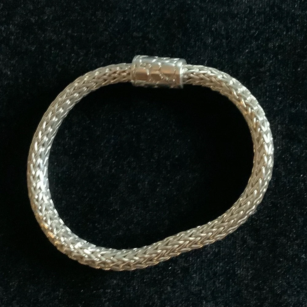 Sterling Silver Braided Bracelet-NWOT - Picture 9 of 9